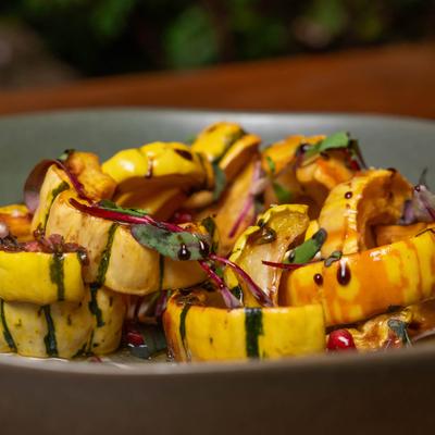 Roasted Delicata Squash.