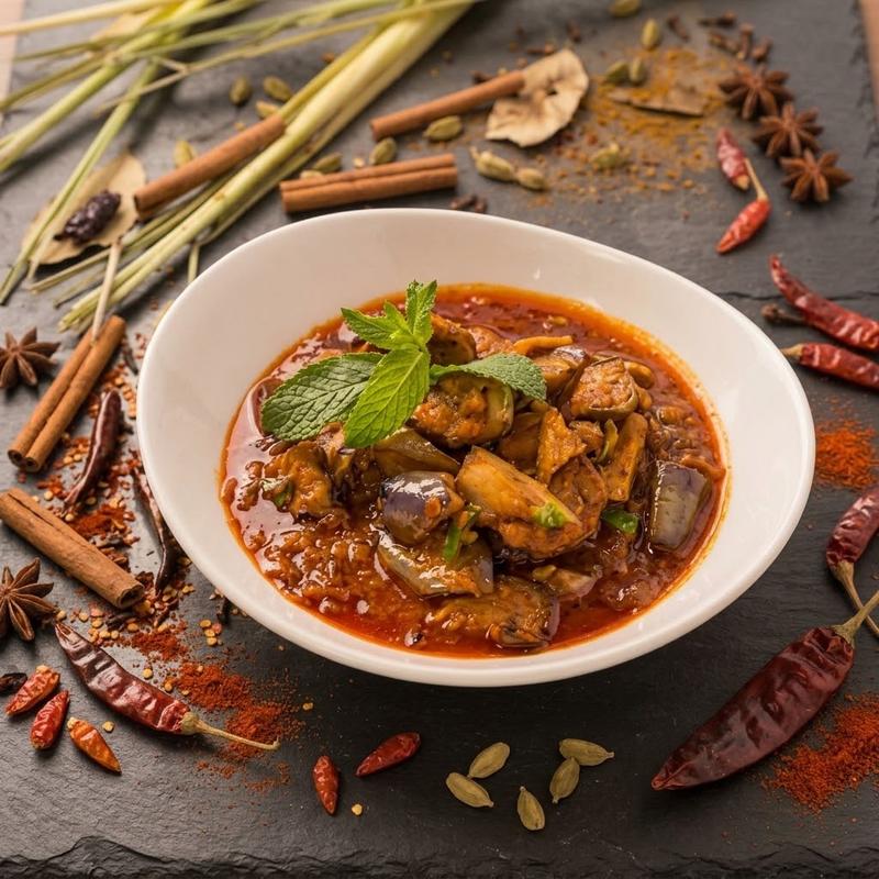 Burmese Eggplant Curry** photo