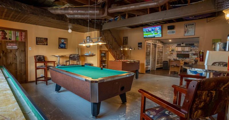 interior- pool table area