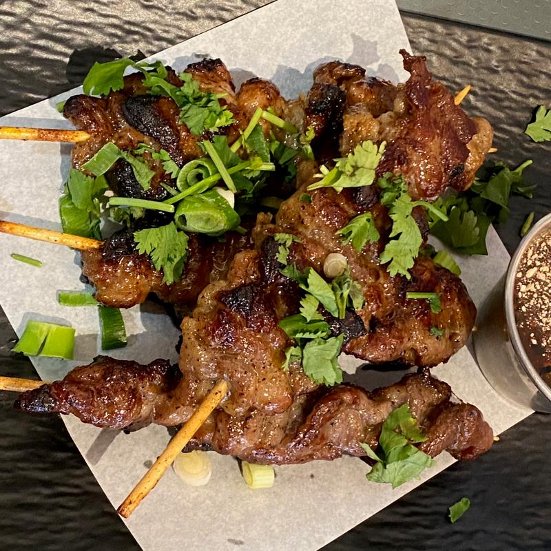 menu item 8 of 112, Grilled Moo Ping**