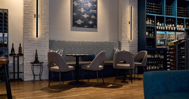 Interior seating area