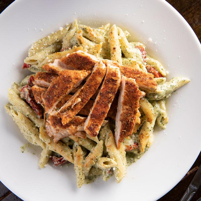 Irish Whiskey Pesto Pasta photo