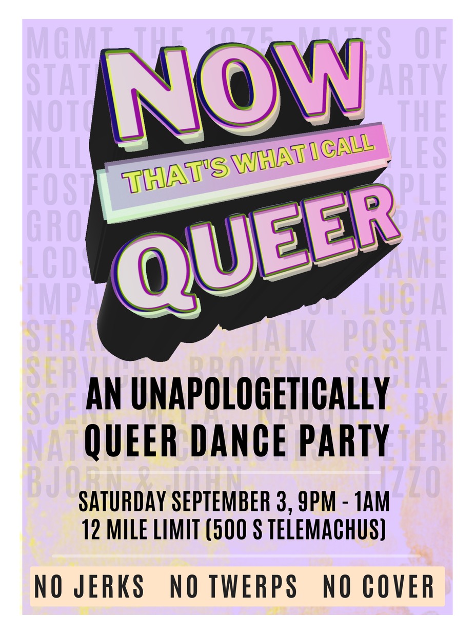 Now That's What I Call Queer event photo