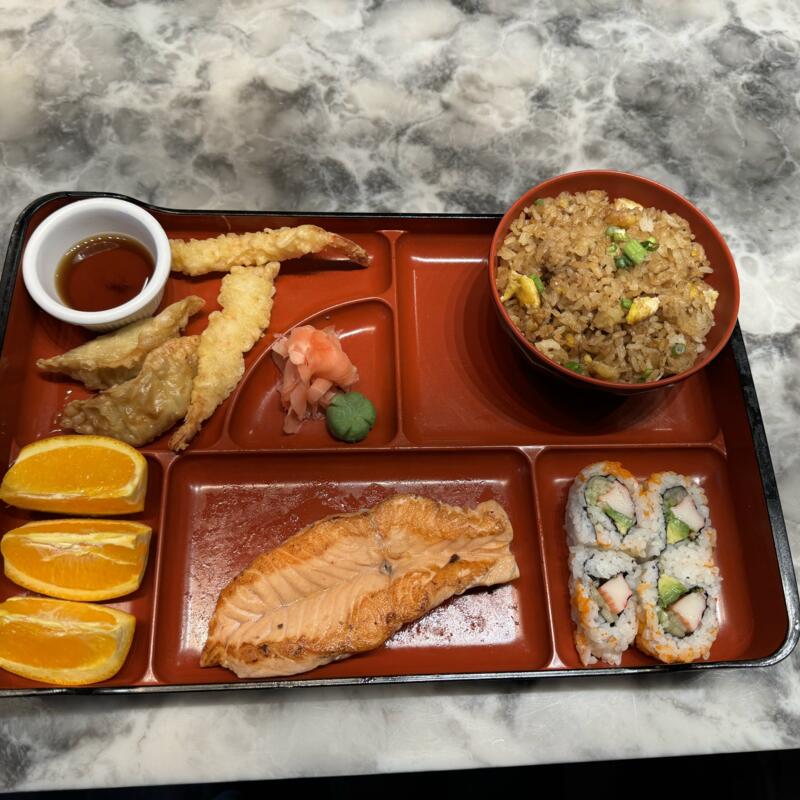 Salmon Teriyaki Bento Box photo