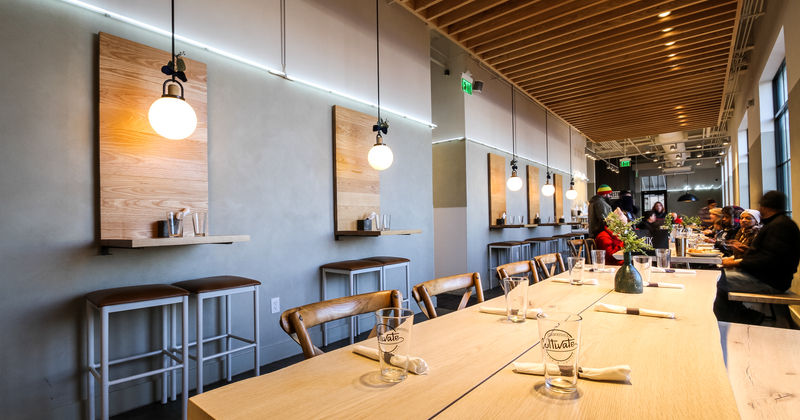 Restaurant dining area