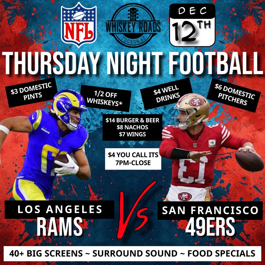 Thursday Night Football!! event photo