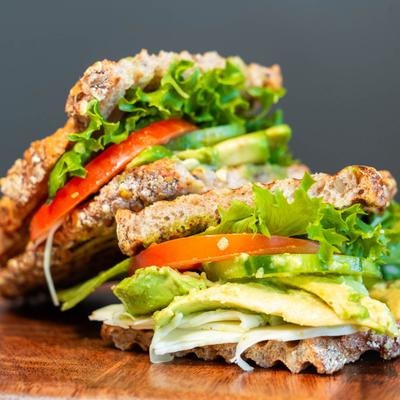 Garden Pesto Veggie sandwich.
