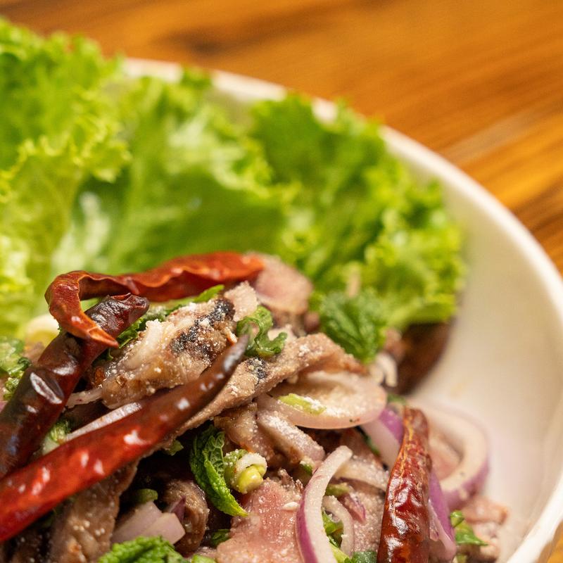 menu item 3 of 19, Lao Steak Salad