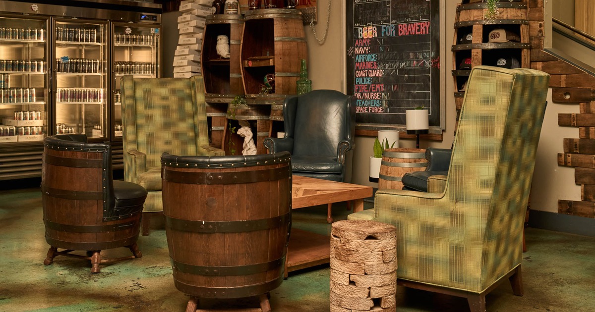 Interior, armchairs and coffee table