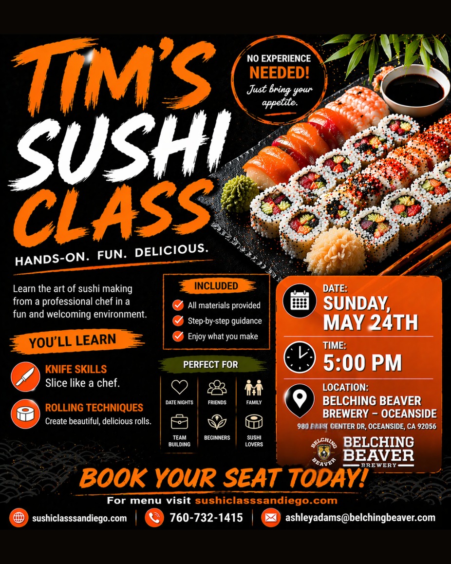 Tim's Sushi Class event photo