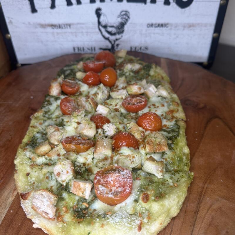 Pesto Chicken Flatbread photo