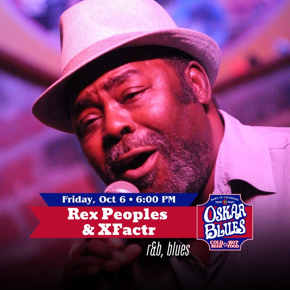 Rex Peoples & XFactr (R&B, Blues) Live at Oskar Blues HMLS Longmont event photo
