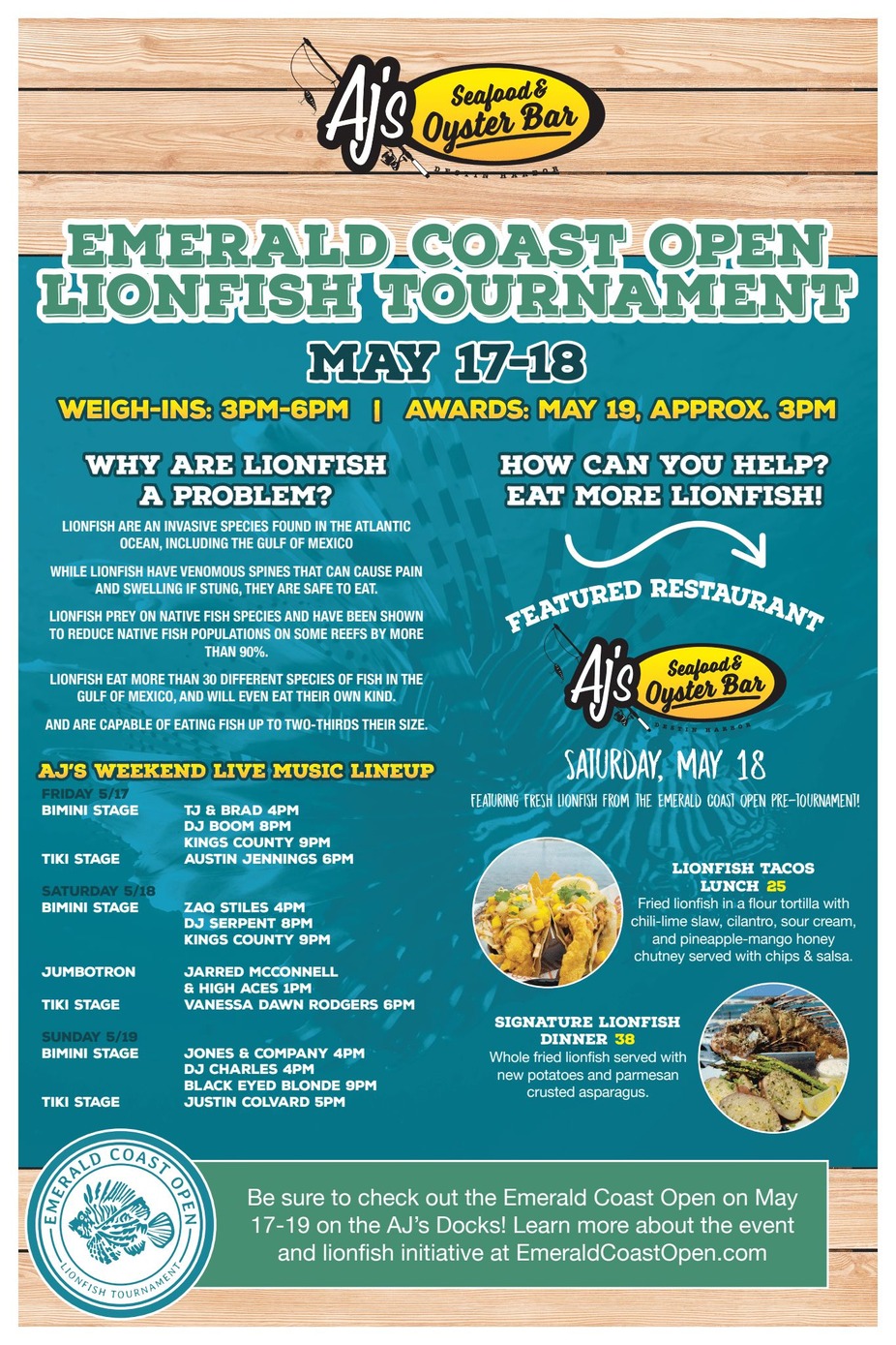 Emerald Coast Open Lionfish Tournament event photo