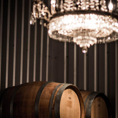 Barrel Room at Times Ten Cellars