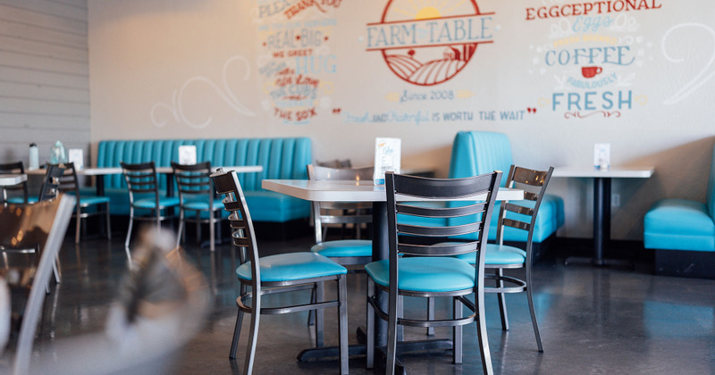 Tables ready for guests