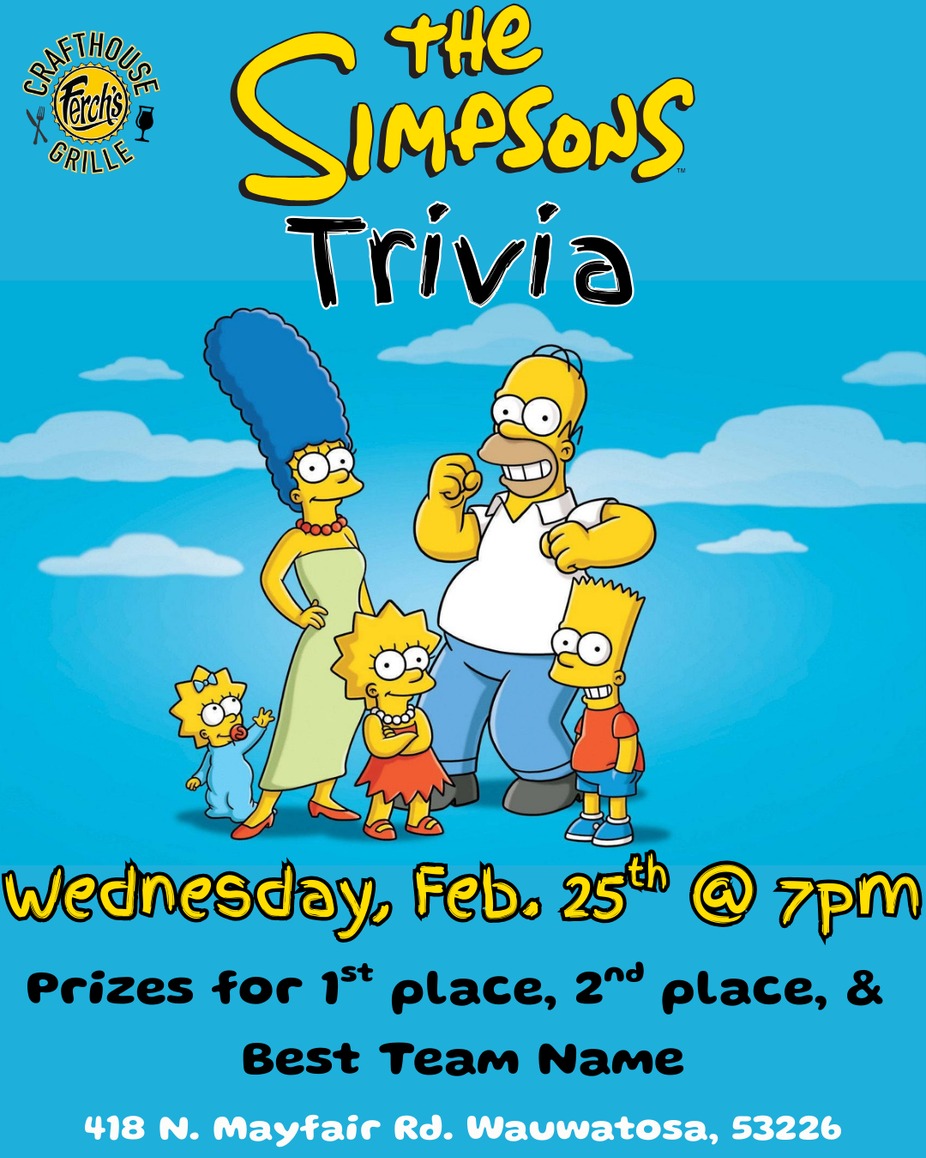 The Simpsons Trivia!!! event photo