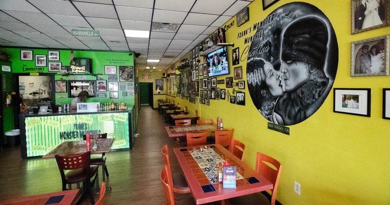 Interior, dining and bar area