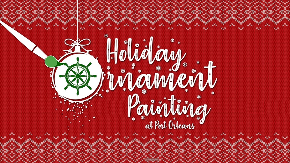 Holiday Ornament Painting event photo