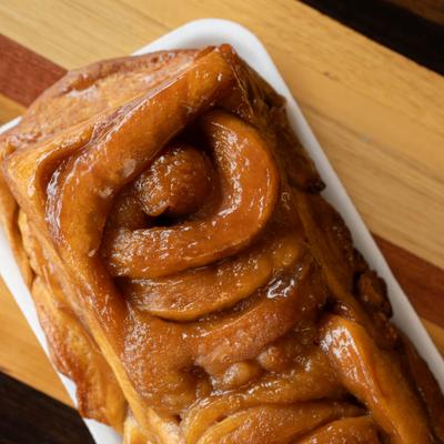 Caramel apple bread.