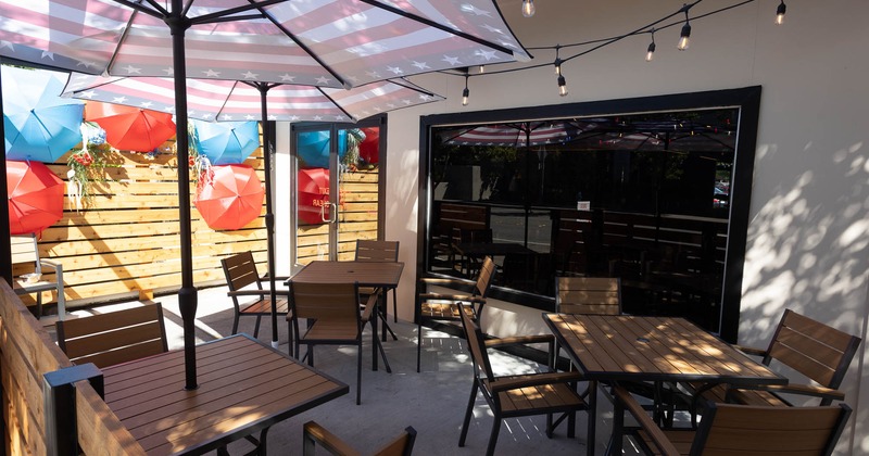 Exterior, seating place on patio