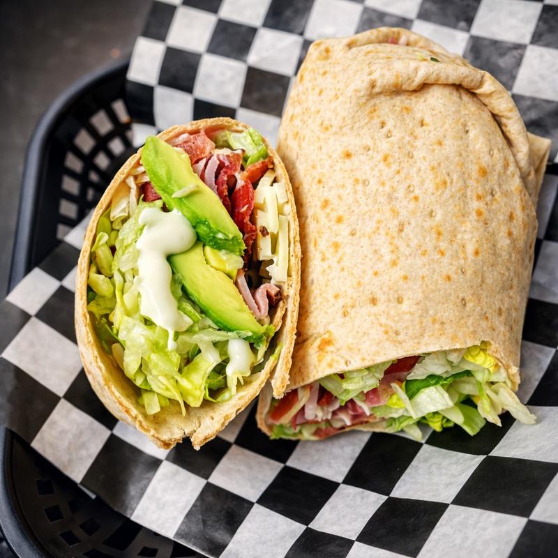 menu item 27 of 47, Avocado Club Wrap