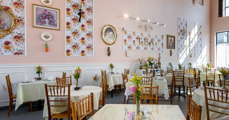 Interior seating area