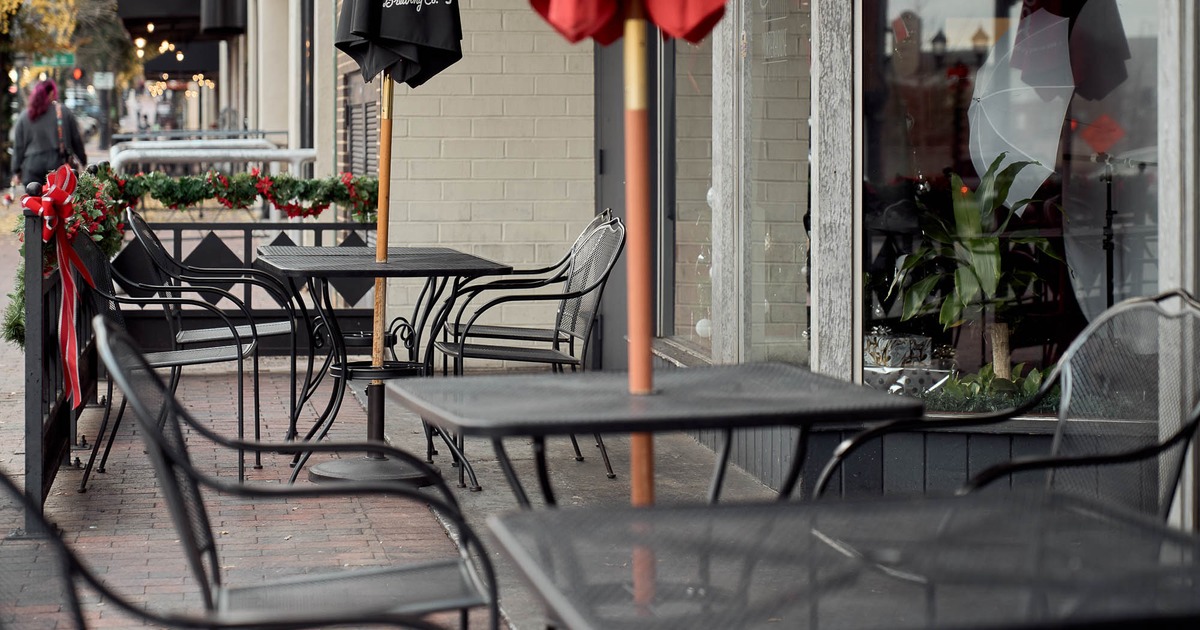 Exterior, seating place on patio
