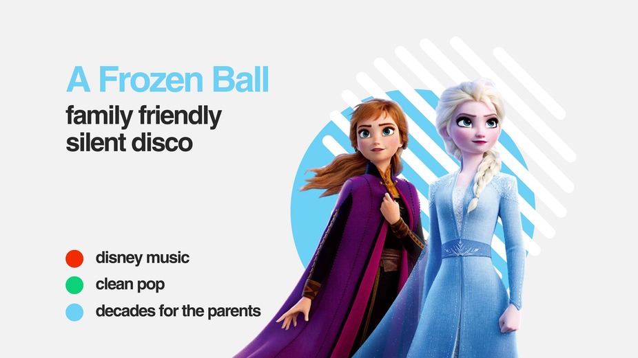 Frozen Snow Ball: Family Friendly Silent Disco event photo