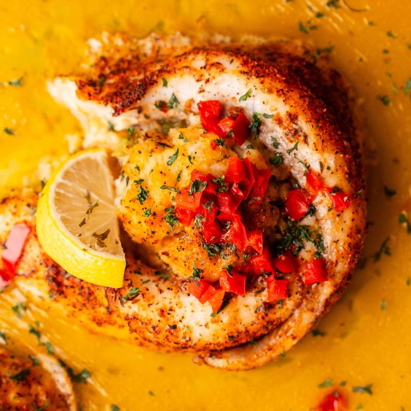 Shrimp Stuffed Baked Catfish photo