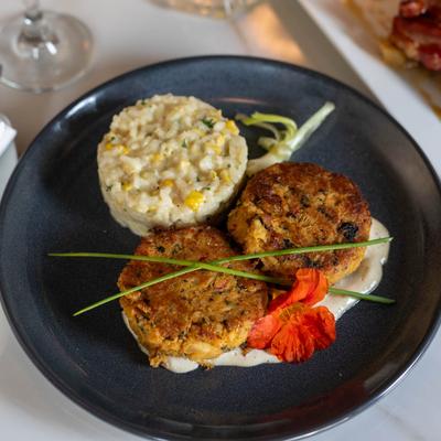 Crabcake Entree.