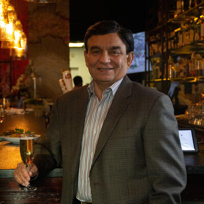 A man posing for a photo