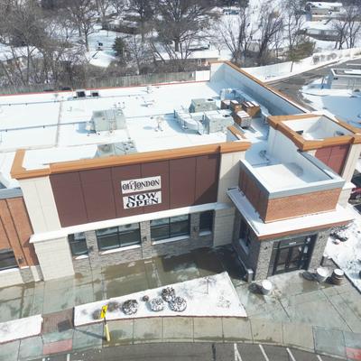 The restaurant building.