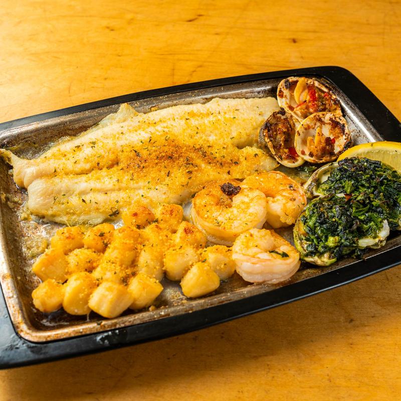 menu item 6 of 12, Baked & Broiled Seafood Combo  (GF)