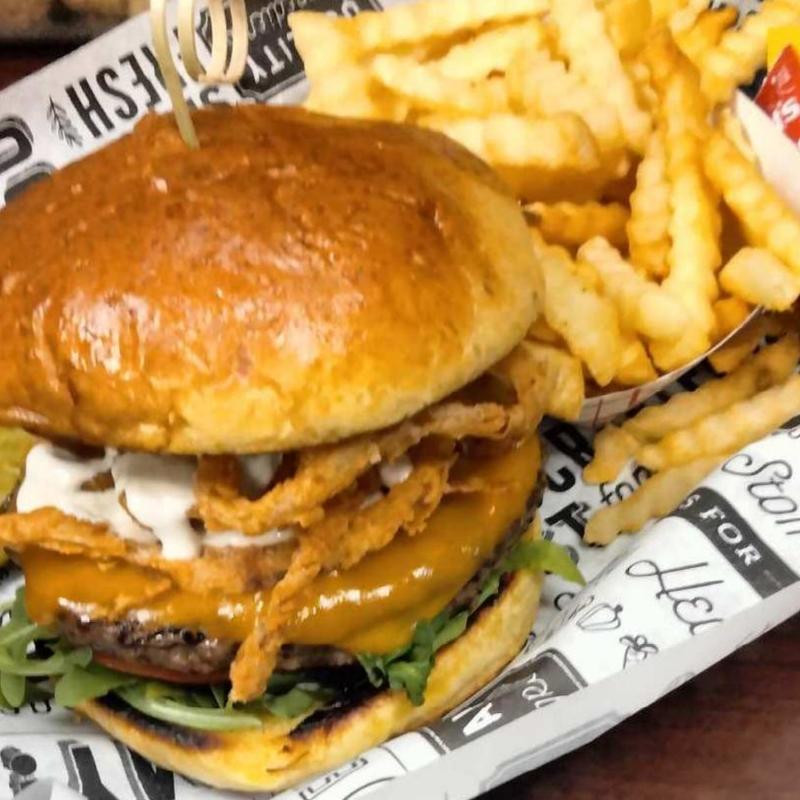 menu item 15 of 31, **Horseradish BBQ Cheddar Burger