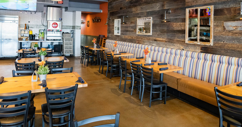 Interior, seating area