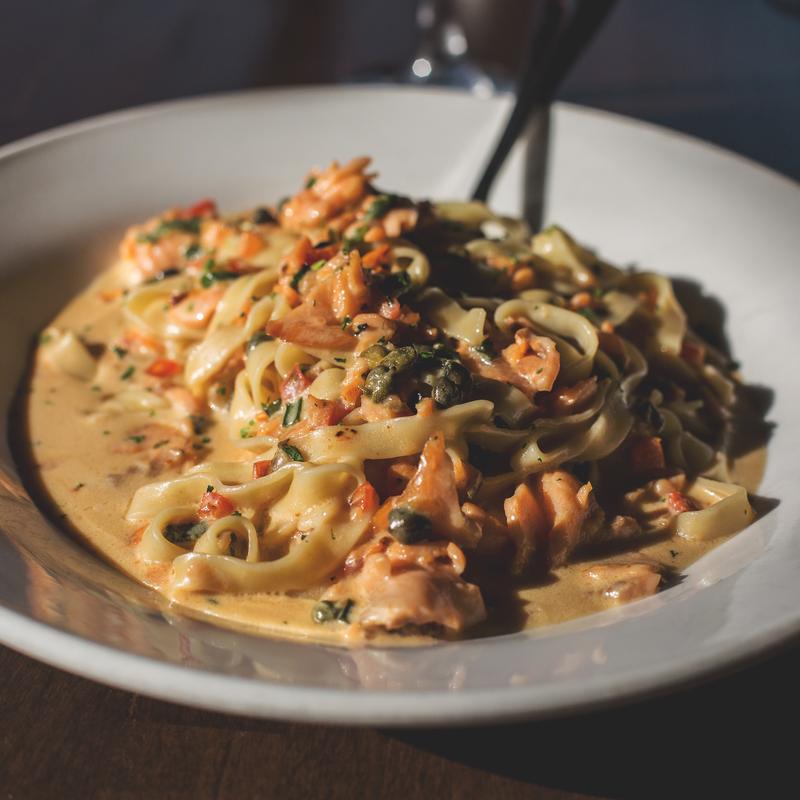 Smoked Salmon Fettuccine photo