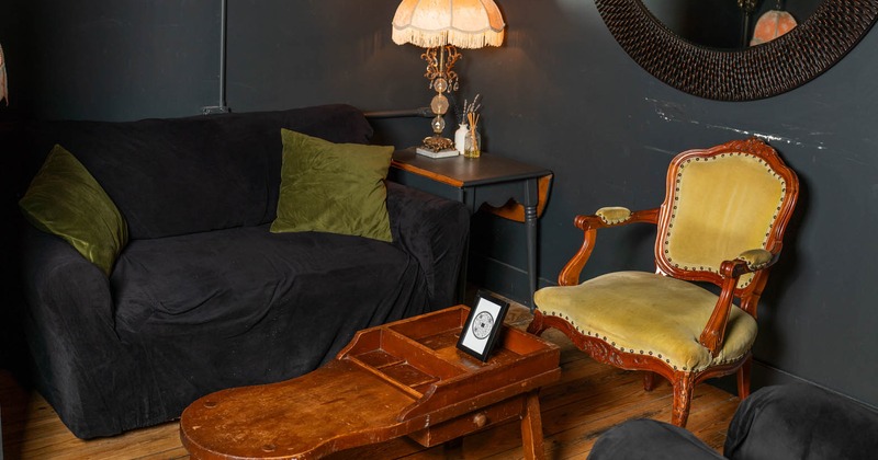 Interior, seating area