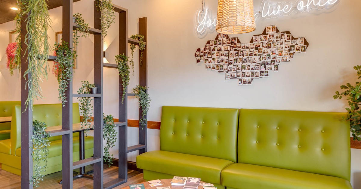 Interior, seating place near wall