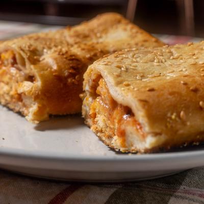 Chicken Parm Calzone.