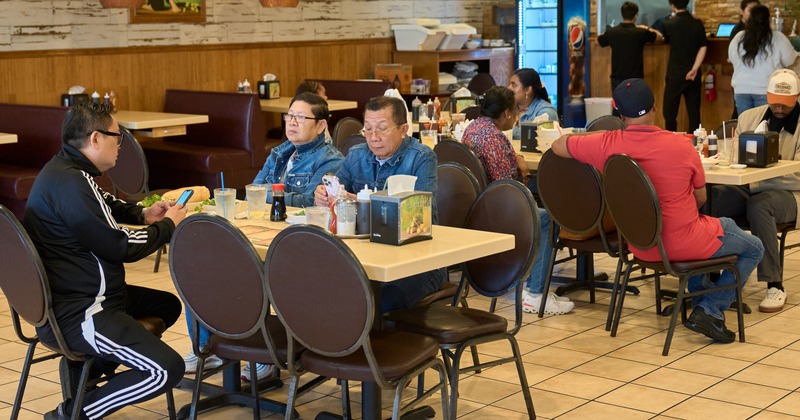Interior, dining space