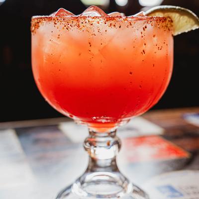 Strawberry margarita.