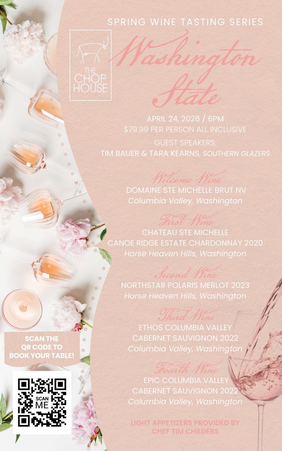 Spring Wine Tasting Series: Washington State event photo