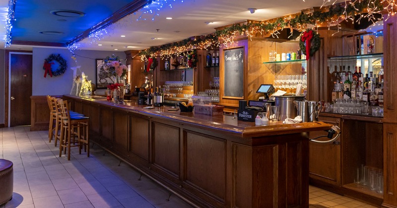 Dining area with tables and chairs