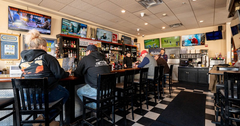 Interior, bar area