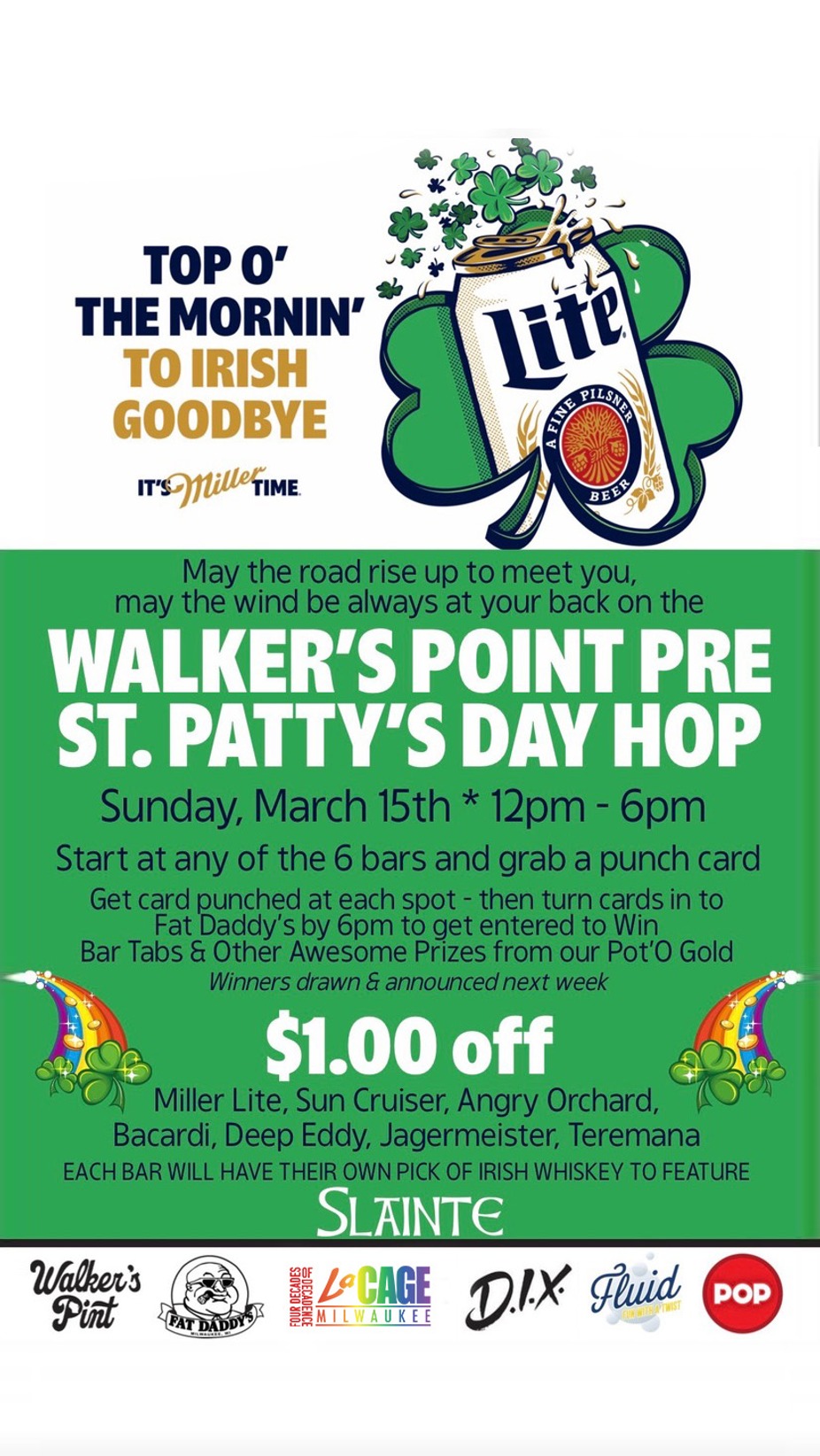 PRE ST PATTY'S DAY HOP event photo