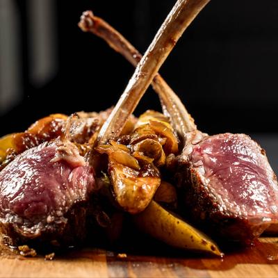 Lamb for one on Block.