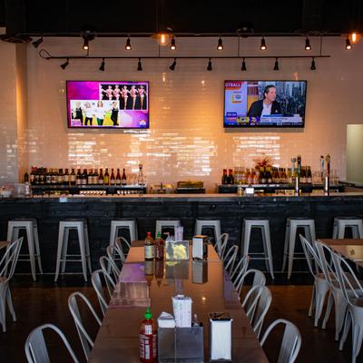 Interior, dining area