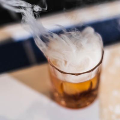 Smoked Old Fashioned.