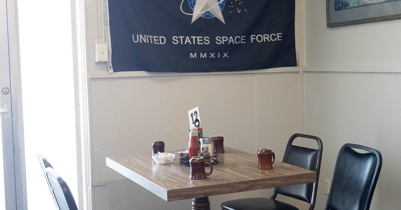 Interior, table for four