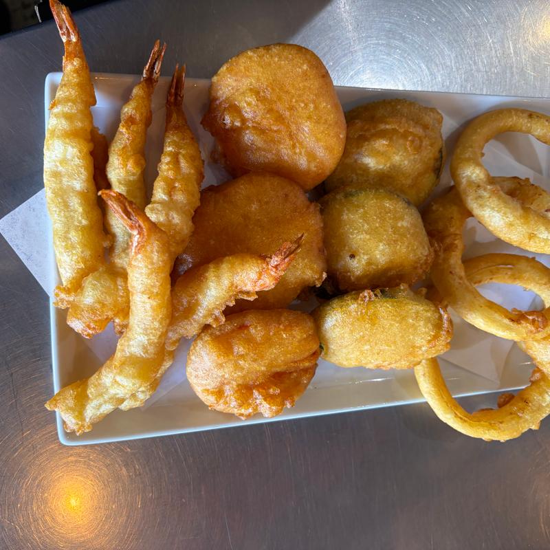 Tempura Shrimp and Assorted Vegetables photo